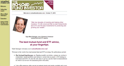 Desktop Screenshot of noloadfundinvestor.com
